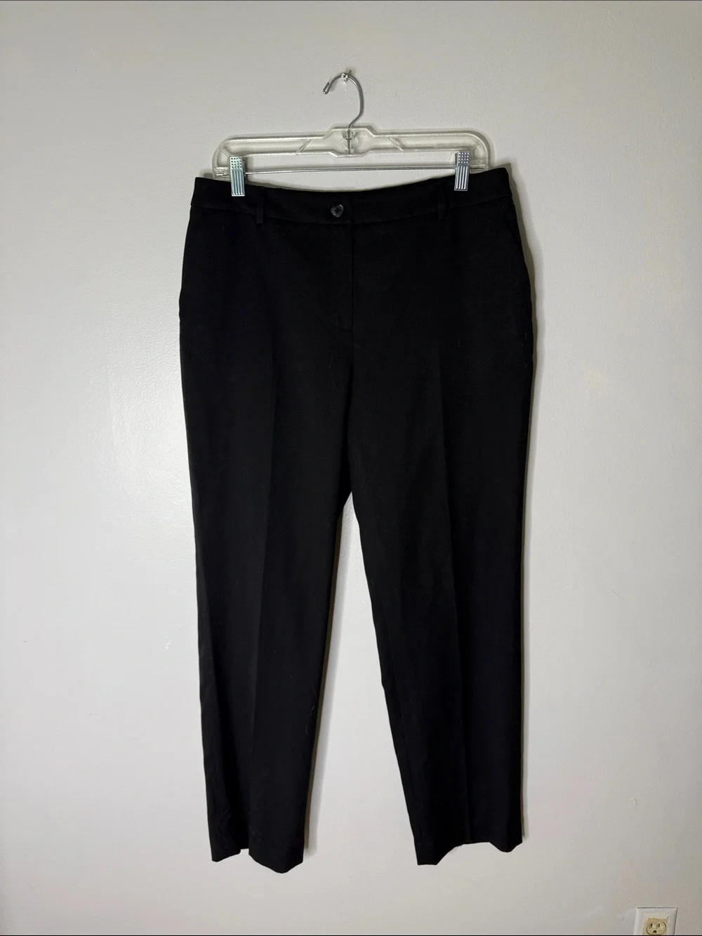 Jones New York Black Stretch Dress Pants Size 10